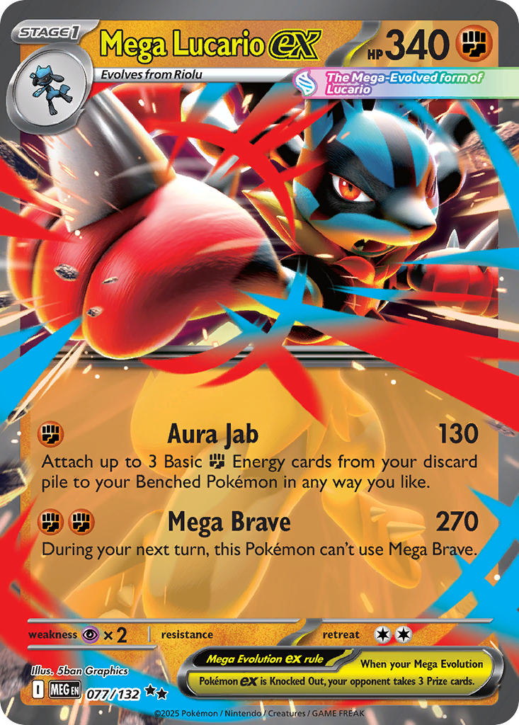 Mega Lucario ex 77 / 132