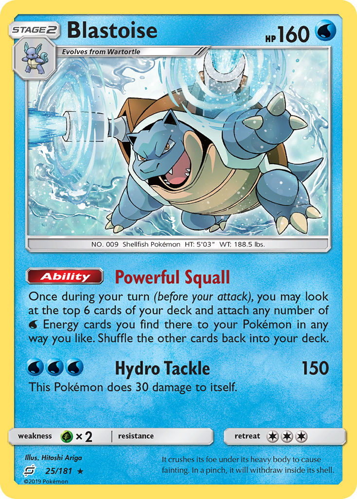 Blastoise 25 / 181