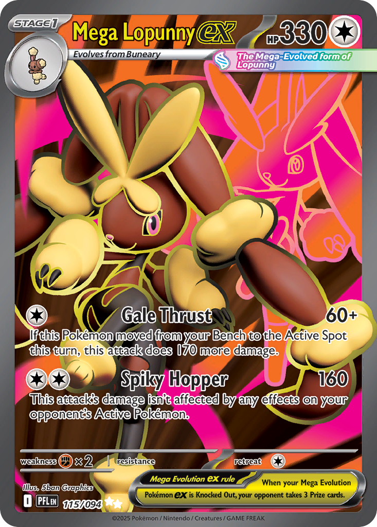 Mega Lopunny ex 115 / 94