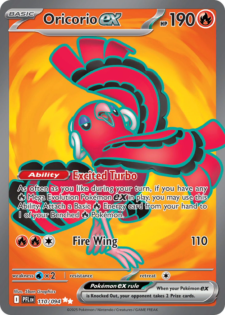 Oricorio ex 110 / 94