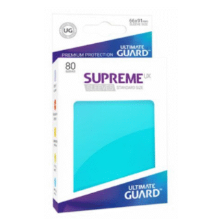 Ultimate Guard – Supreme UX Sleeves Standard Size Aquamarine Blue (80)