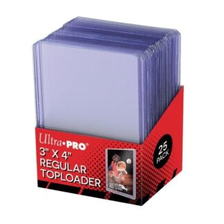 Ultra Pro – 3″ x 4″ Toploader (25 Pieces)