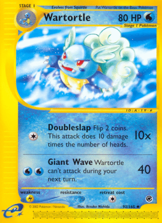 Wartortle 92 / 165