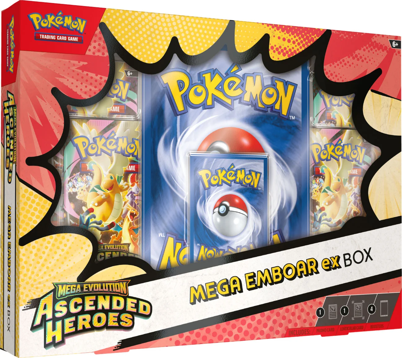 Ascended Heroes: Mega Emboar ex Box *FORUDBESTILLING*