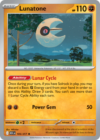 Lunatone 105 / 217