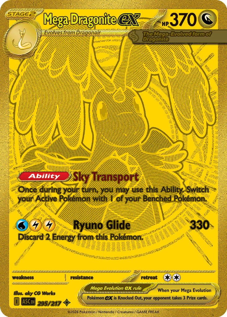 Mega Dragonite ex 295 / 217