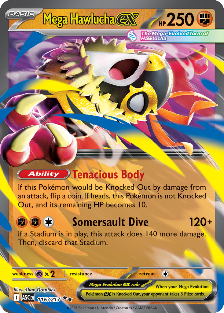 Mega Hawlucha ex 116 / 217