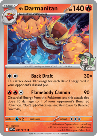 N's Darmanitan 33 / 217