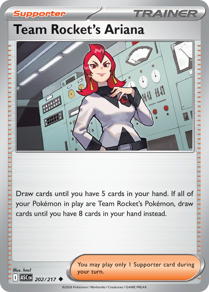 Team Rocket's Ariana 202 / 217
