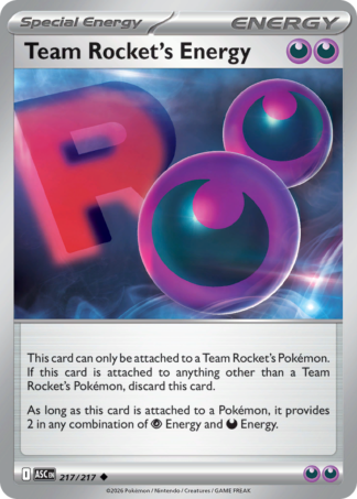 Team Rocket's Energy 217 / 217