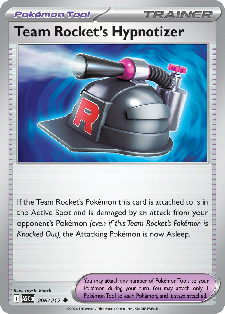 Team Rocket's Hypnotizer 206 / 217