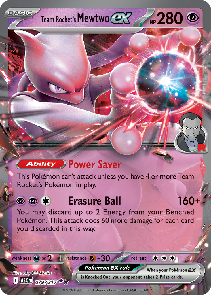 Team Rocket's Mewtwo ex 79 / 217