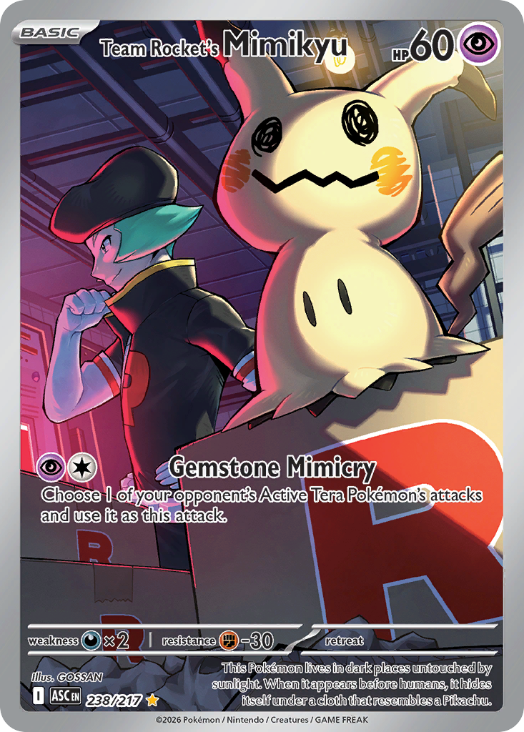 Team Rocket's Mimikyu 238 / 217