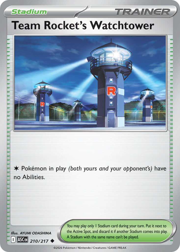 Team Rocket's Watchtower 210 / 217