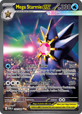 Mega Starmie ex 118 / 88