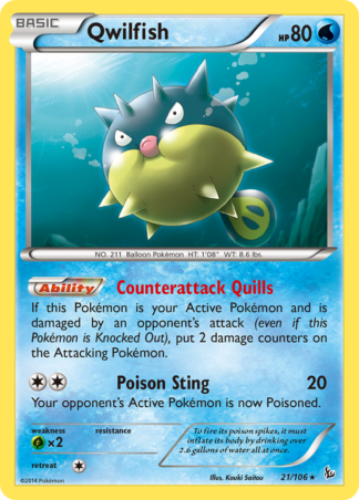 Qwilfish 21 / 106