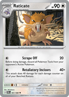 Raticate 61 / 88