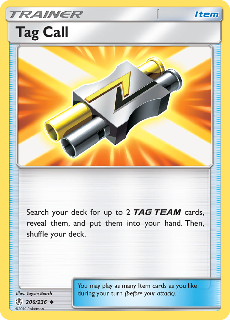 Tag Call 206 / 236