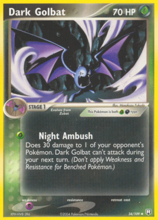 Dark Golbat 34 / 109