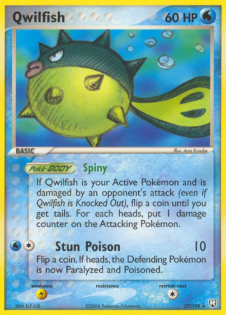 Qwilfish 27 / 109