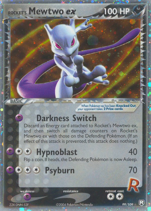 Rocket's Mewtwo ex 99 / 109