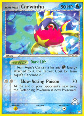 Team Aqua's Carvanha 25 / 95