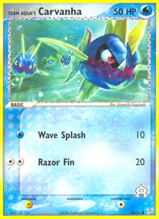 Team Aqua's Carvanha 48 / 95