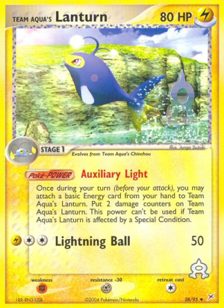 Team Aqua's Lanturn 28 / 95