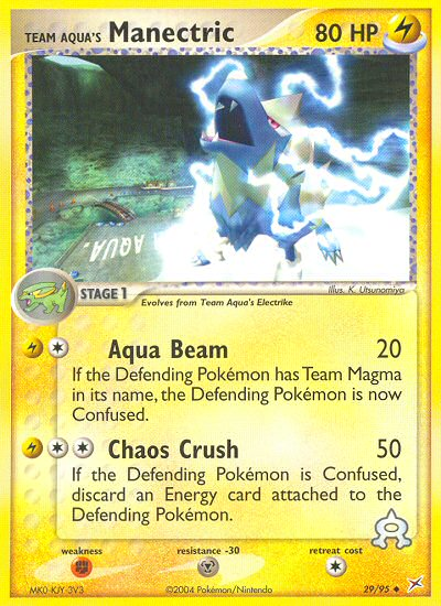 Team Aqua's Manectric 29 / 95