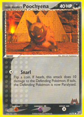 Team Magma's Poochyena 65 / 95