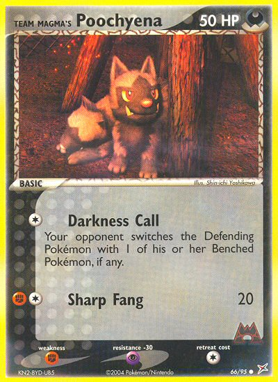 Team Magma's Poochyena 66 / 95