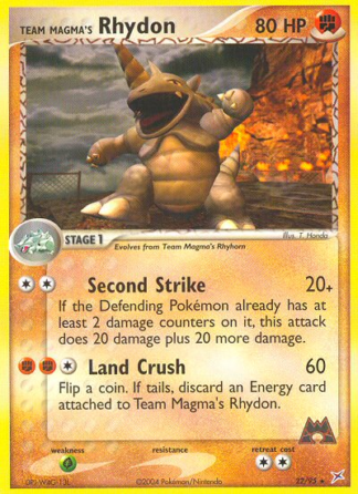 Team Magma's Rhydon 22 / 95