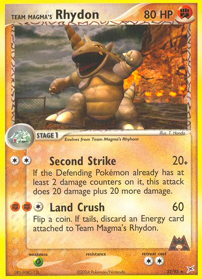 Team Magma's Rhydon 22 / 95