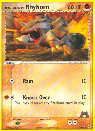 Team Magma's Rhyhorn 68 / 95