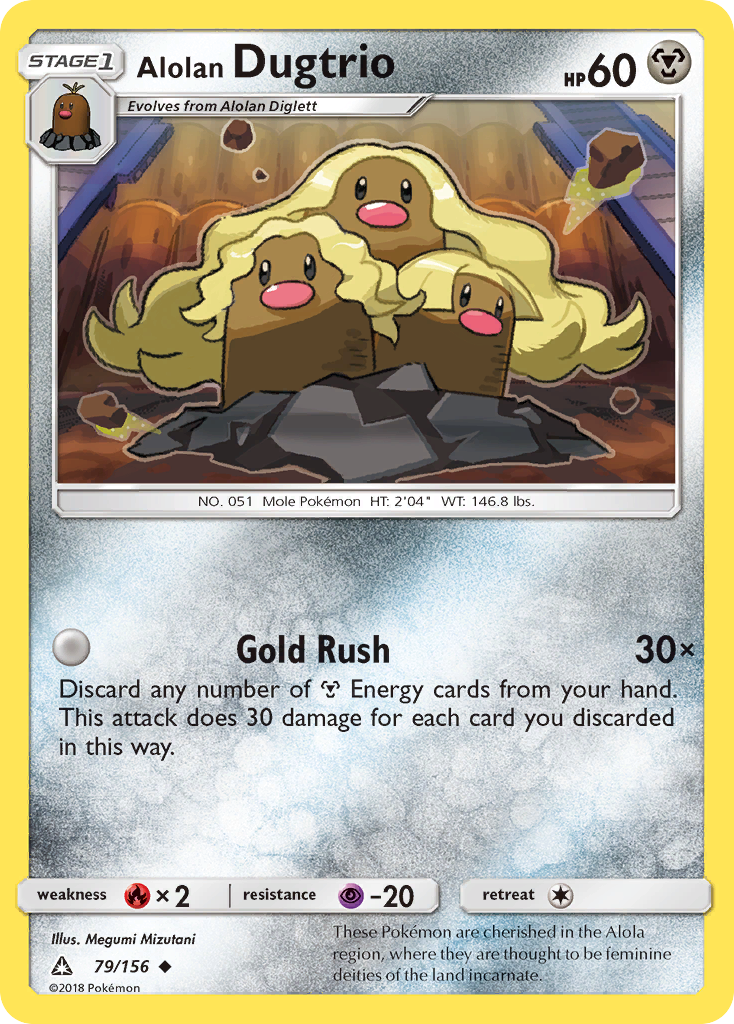 Alolan Dugtrio 79 / 156