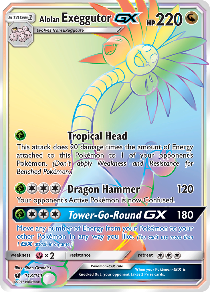 Alolan Exeggutor-GX 118 / 111