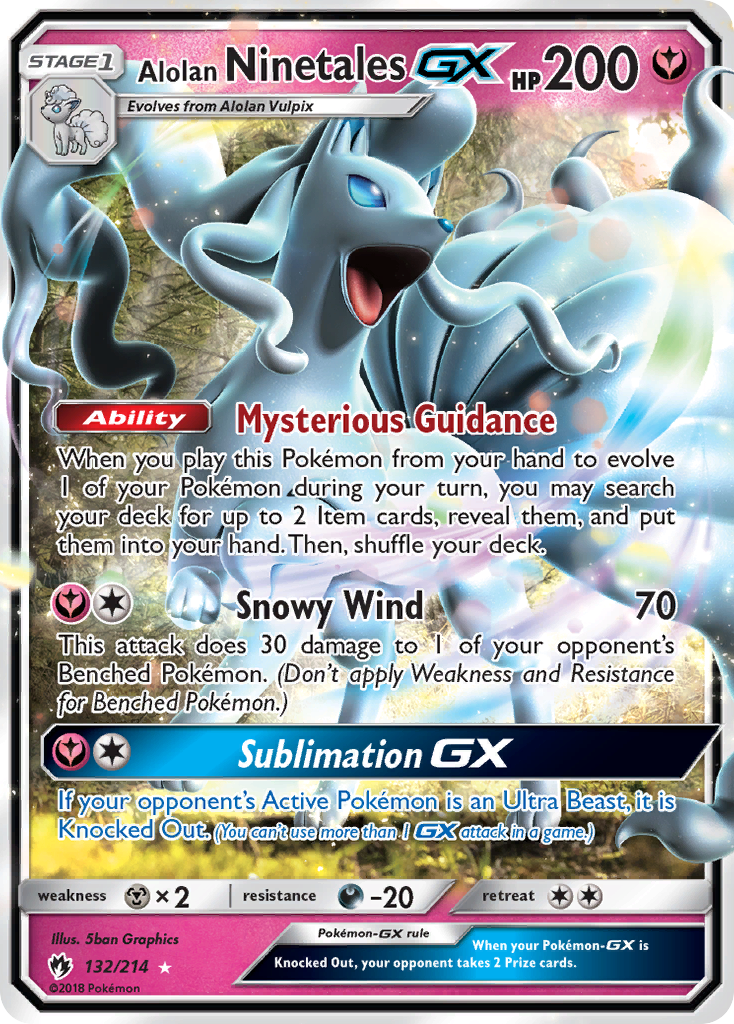 Alolan Ninetales-GX 132 / 214
