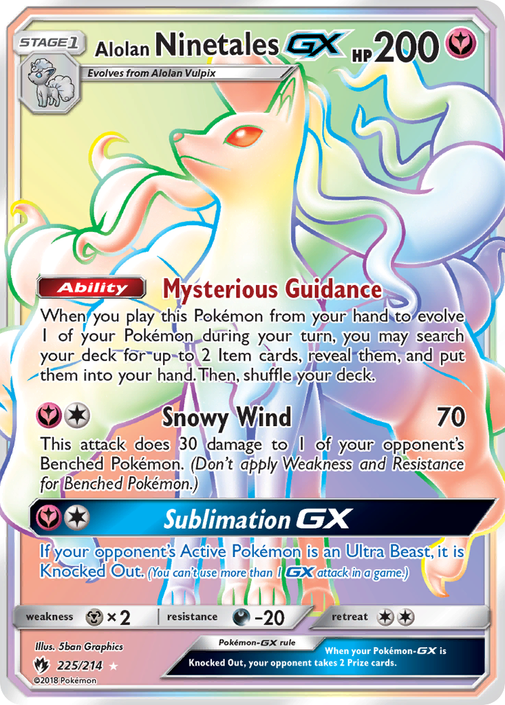 Alolan Ninetales-GX 225 / 214