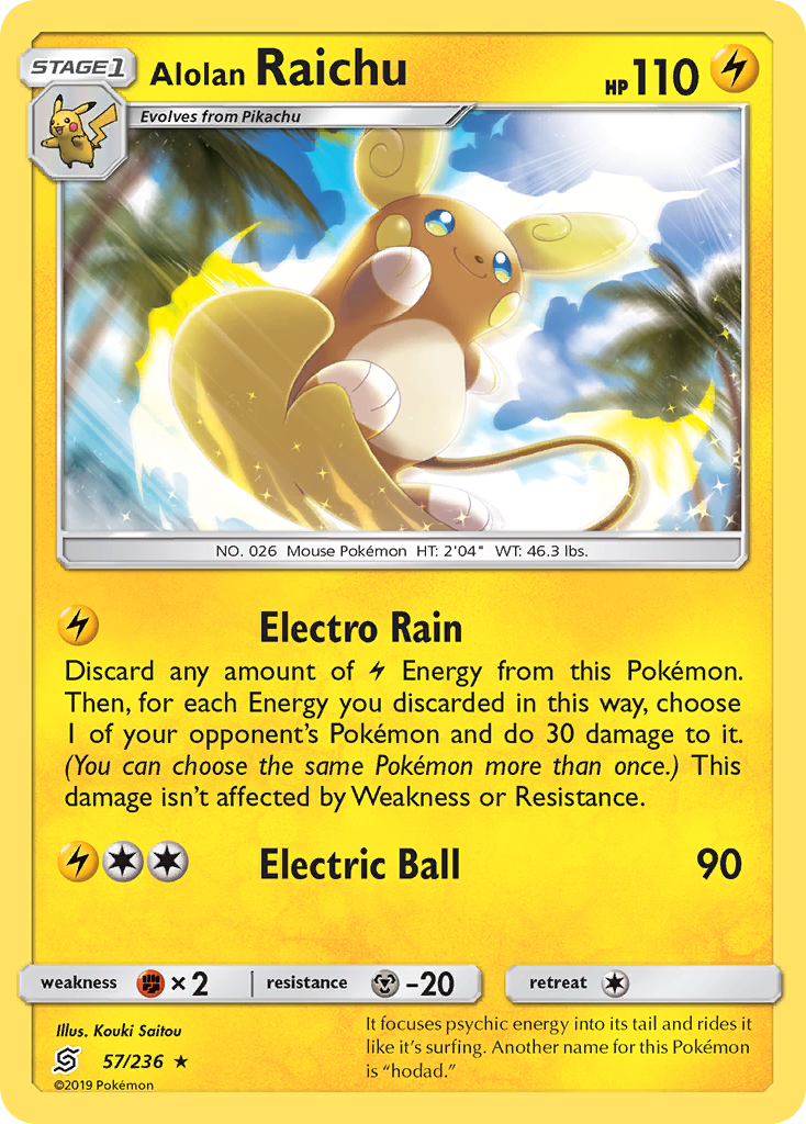 Alolan Raichu 57 / 236