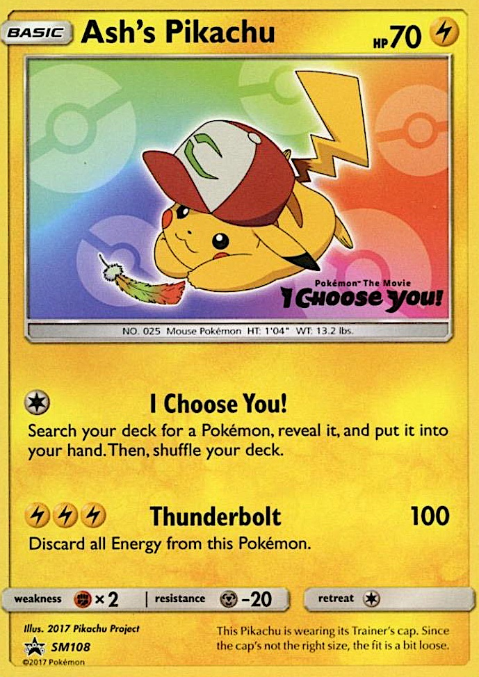 Ash's Pikachu SM108 / 248