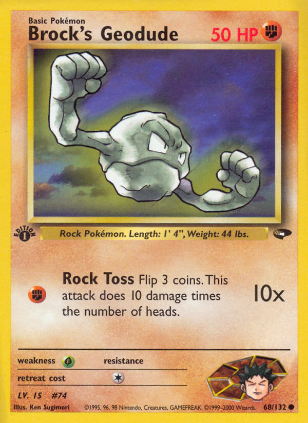 Brock's Geodude 68 / 132