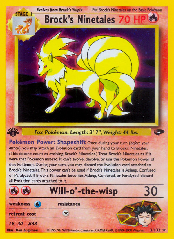 Brock's Ninetales 3 / 132