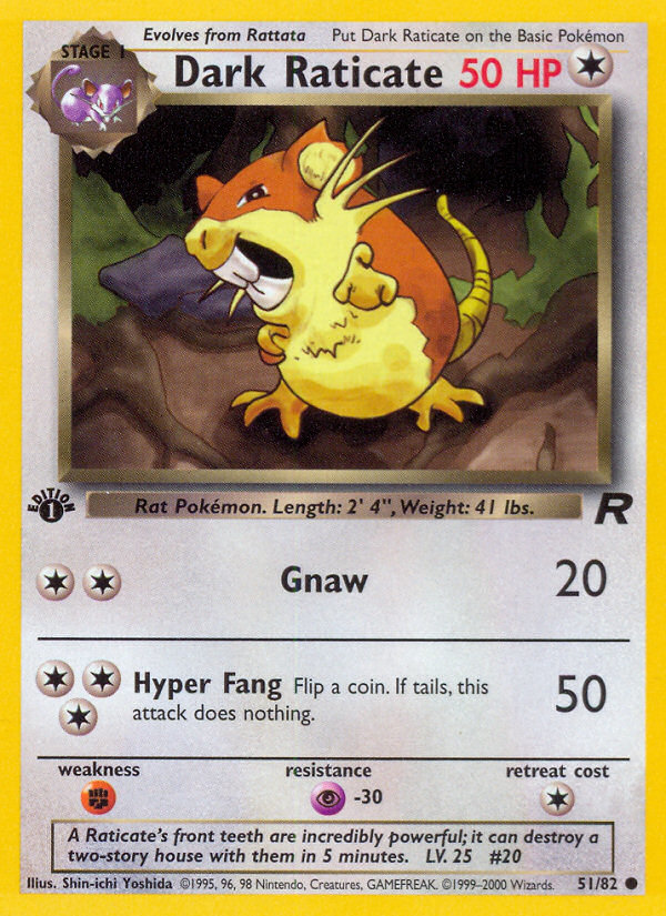 Dark Raticate 51 / 82