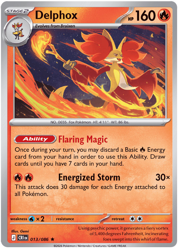 Delphox 13 / 86