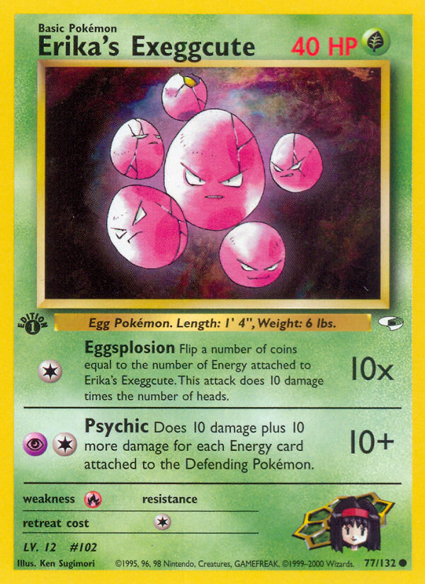 Erika's Exeggcute 77 / 132