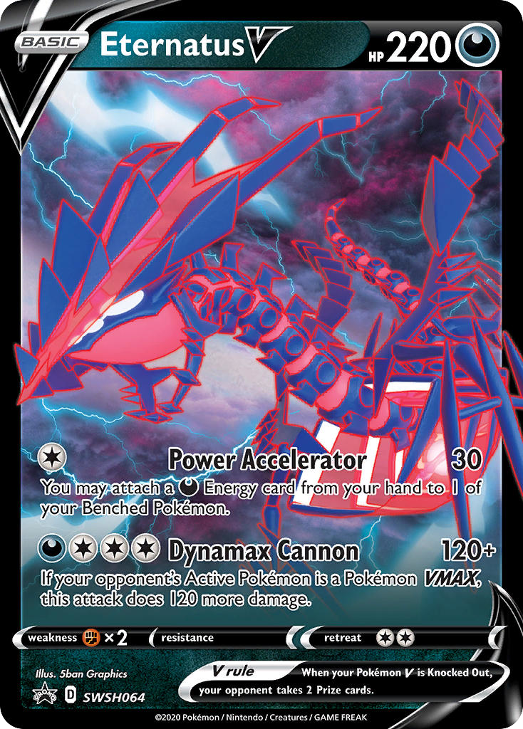 Eternatus V SWSH064 / 307