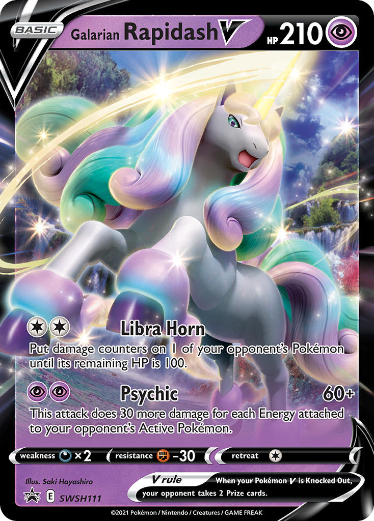 Galarian Rapidash V SWSH111 / 307