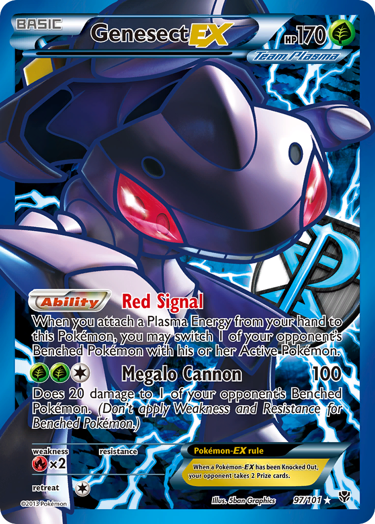 Genesect-EX 97 / 101