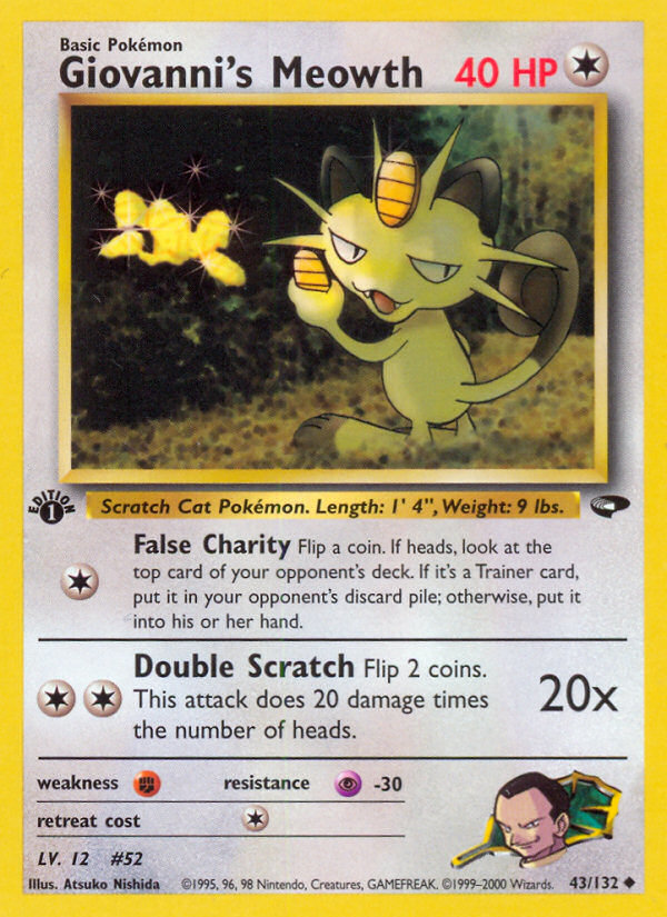 Giovanni's Meowth 43 / 132