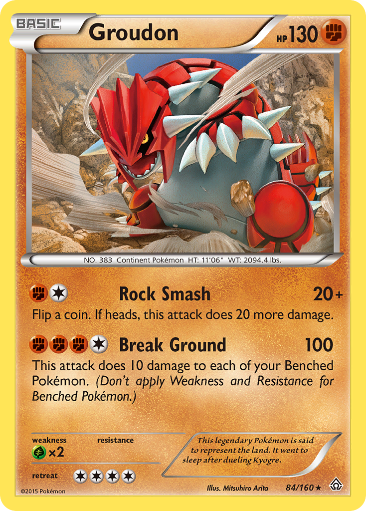 Groudon 84 / 160